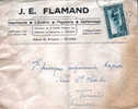 Maroc Morocco Marruecos Lettre Cover Carta Oujda 1947 En-tête Commercial De Libraire. - Lettres & Documents