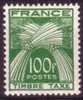 FRANCE - Taxes 89* Cote 54 Euros Depart à 10% - 1859-1959.. Ungebraucht