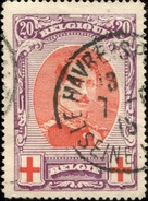 COB  134 (o) / Yvert Et Tellier N° 134 (o) - 1914-1915 Cruz Roja