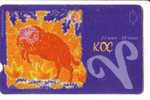 TURKEY USED PHONECARD 2002 " ARIES " - Turkey