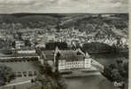 CPSM DENTELEE ANCY LE FRANC-VUE GENERALE AERIENNE ET CHATEAU- - Ancy Le Franc