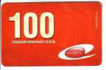 ESTONIA " EMT - Simpel 100 " Mobile Call Card (board) #4 - Estonia