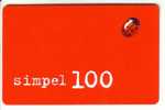 ESTONIA " EMT - Simpel 100 " Mobile Call Card (plastic) #5 - Estland