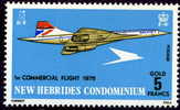 New Hebrides, British 1976 Concorde MNH** - Other & Unclassified
