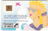 TELECARTE F80 SO2/GEM 06/1989 NEWS LORRAINE 50U  -*- - Colecciones