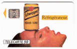 TELECARTE F287 SC4  08/1992 SCHWEPPES REFRIGERATEUR 50U -*- - Verzamelingen