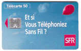 TELECARTE F614 SC7 12/1995 LE MONDE SANS FIL SFR 50U * - Telephones