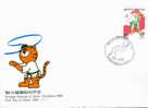 JEUX OLYMPIQUES DE SEOUL1988 FDC COREE AVEC MASCOTTE CHAT JUDO - Summer 1988: Seoul