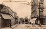 92 MALAKOFF Rue De Clozeaux, Station Des Tramways, Maison Bardel, Tramway, Beau Plan, Ed GI 1593, 1905 - Malakoff