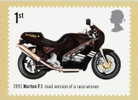 Moto Motorbike Motorcycling Motorrad Motor Velomotor 1991 Norton Carte Postale Du Timbre - Motorfietsen