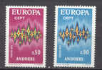 Andorre   217/218   * *  TB        Europa 1972 - 1972