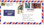 GOOD POSTAL COVER USA ( Detroit ) - ESTONIA 2005 - Good Stamped : Olympic / Washington / Baldwin - Brieven En Documenten