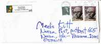 GOOD POSTAL COVER USA ( Los Angeles ) - ESTONIA 2005 - Good Stamped : Washington / R. Buckminster Fuller - Storia Postale