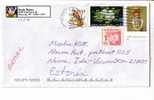 GOOD POSTAL COVER USA ( Missoula ) - ESTONIA 2004 - Good Stamped : Painting / Bird - Lettres & Documents