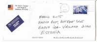 GOOD POSTAL COVER USA ( Madison ) - ESTONIA 2005 - Good Stamped : Mountain - Air Mail - Storia Postale