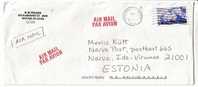 GOOD POSTAL COVER USA ( Manchester ) - ESTONIA 2005 - Good Stamped : Mountain - Air Mail - Brieven En Documenten