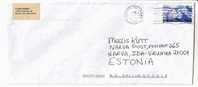 GOOD POSTAL COVER USA ( Olympia ) - ESTONIA 2005 - Good Stamped : Mountain - Air Mail (2) - Lettres & Documents