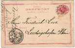 Entero Postal 1887  HALMSTADT A Alemania - Ganzsachen