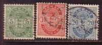 L4290 - DANEMARK DENMARK Yv N°35a/37a - Used Stamps