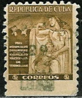 CUBA..1943..Michel # 8...used...Zwangszuschlagsmarken. - Used Stamps
