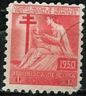CUBA..1949/50..Michel # 10...used...Zwangszuschlagsmarken. - Used Stamps