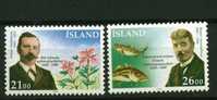 Islande ** N° 663/664 - Centenaire De La Sté Islandaise D'histoire Naturelle - Otros & Sin Clasificación