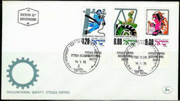 ISRAEL..1975..Michel # 626-628...FDC. - FDC