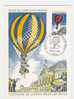 FRANCE / CENTENAIRE DE LA POSTE PAR BALLONS MONTES / 1971. - Mongolfiere