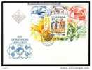 BULGARIE - 1988 - Jeux Olimpiques - Seoul´88 - FDC - Bl.imp. - Volley-Ball