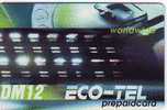 - ECO-TEL Prepaidcard 12DM ETAT COURANT - Cellulari, Carte Prepagate E Ricariche