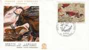 France FDC 1968 (No. Y&T 1555) Peinture De La Grotte De Lasceaux à Montignac - 1960-1969