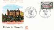 France FDC 1968 (No. Y&T 1559)  Château De Langeais - 1960-1969