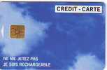 CARTE A PUCE CREDIT - CARTE BLEUE ETAT COURANT - Otros & Sin Clasificación