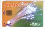 Malta - Malte - Fibre Optic Cable - Morse Key  ( Limited Card ) - Malta