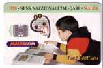 Malta - Malte - Child - Enfant - Childrens - Enfants - The National Literacy Year  ( Limited Card ) - Malte