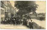 ***ILE-SAINT-DENIS*QUAI DE SEINE-MANOEUVRE INTERCOMMUNALE DE POMPES A INCENDIE-LE DEFILE DU 30 JUIN 1907***TOP*** - L'Ile Saint Denis