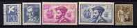 LIQUIDE FRANCE : Y&T 294/98 "ANNEE 1934 COMPLETE 5 VALEURS"  NEUFS SANS CHARNIERE Xx TTB , MNH. - ....-1939