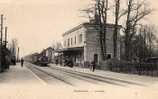 91 RIS ORANGIS Gare, Quais, Train Vapeur, Ed Breger, Dos 1900 - Ris Orangis