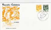 NOUVELLE CALEDONIE / FDC  / LA CAGOU  / 1991. - Galline & Gallinaceo