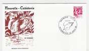 NOUVELLE CALEDONIE / FDC  / LA CAGOU  / 1993. - Hoendervogels & Fazanten