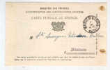 Carte De Service En Franchise MARIEMBOURG à NISMES 1935  --  3/823 - Zonder Portkosten
