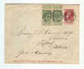 Entier Enveloppe Grosse Barbe 10 C + 5 C X 2 TARIF PREFERENTIEL TIRLEMONT STATION Vers Luxembourg 1907  --   3/877 - Enveloppes