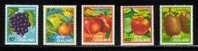 NEW ZEALAND 1982 FRUIT SET OF 5 NHM - Other & Unclassified
