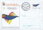 Entier Postal Roumain Sur Les Baleines, Cachet Concordant (3) - Wale