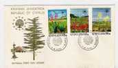 CHIPRE / FDC / 1970. - Naturaleza