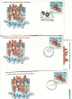 6 X Australia Life Saving Club Covers Withdifferent Postmarks... - Canoa