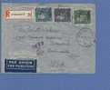 430+433+529 Op Aangetekende Luchtpost Brief Met Stempel ANTWERPEN Op 14/10/1941naar U.S.A. + CENSUUR - 1936-51 Poortman