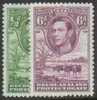 Bechuanaland - Halfpenny And 6d 1938 King George VI. Scott 124, 130. - 1885-1964 Bechuanaland Protettorato