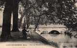 55 LIGNY EN BARROIS Pont Sur L' Ornain Au Parc, Animée, Peintre, Ed Gettliffe, 1916 - Ligny En Barrois
