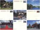 CHINA TP-11 DIAOYUTAI STATE GUESTHOUSE P-CARD 4V - Cartes Postales